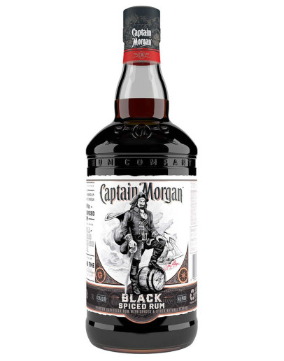 Rum Captain Morgan Black Spiced 1 l