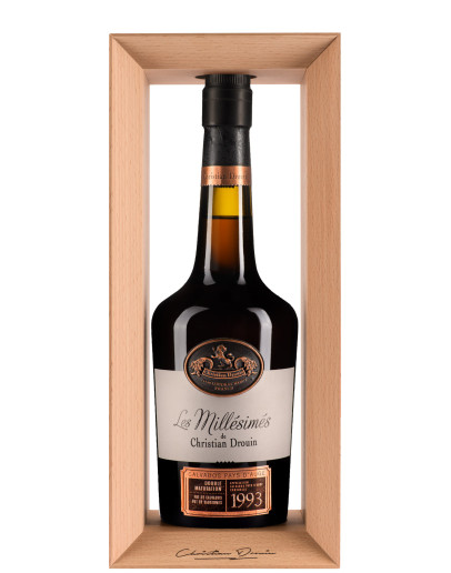 Calvados Christian Drouin 1993 Millesime Pays D'Auge Banyuls Cask Aging