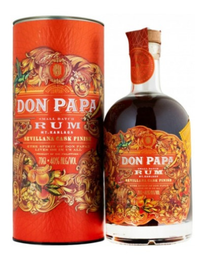 Rum Don Papa Sevillana con tubo Rum Don Papa Sevillana con tubo