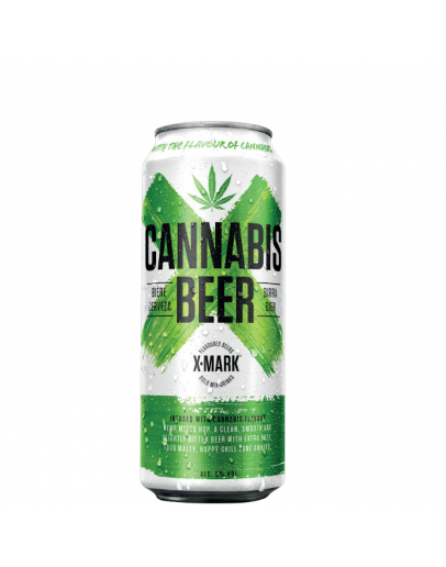 12 Birra X-Mark Cannabis Flavour Lattina 0,5 l