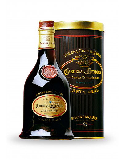 Cardenal Mendoza Carta Real Solera Gran Reserva metal box