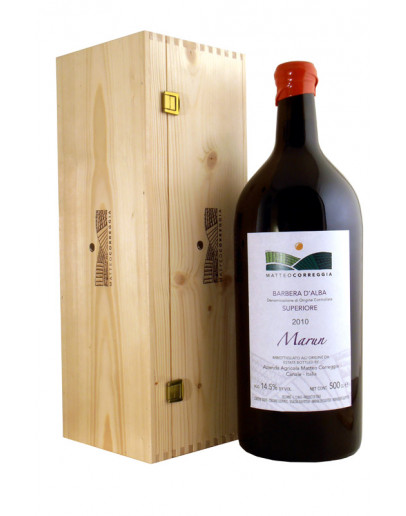 Barbera d'Alba Superiore doc 2017 - Marun 5 l in cassa di legno