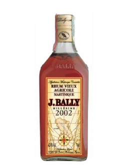 Rum Agricole J.Bally Millésime 2002