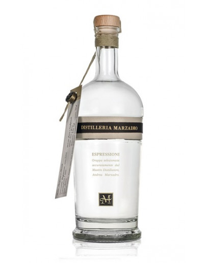 Grappa Espressioni Bianca  Marzemino e Moscato