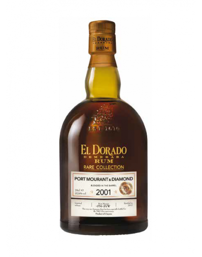 Rum El Dorado Rare Collection Port Mourant & Diamond 2001