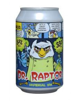 12 Birra Uiltje Dr. Raptor Imperial Ipa Lattina 0,33 l