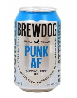 24 Birra Brewdog Punk Ipa AF Analcolica 0,33 l lattina