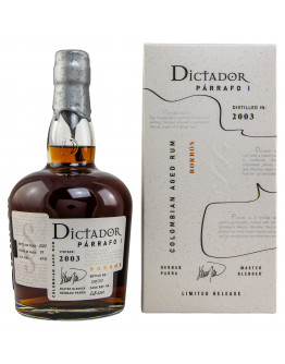 Rum Dictador Parrafo 1 Bourbon Cask 2003
