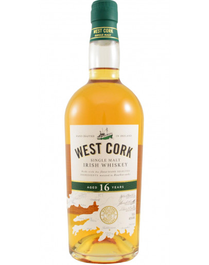 Whiskey West Cork Single Malt Bourbon Cask 16 y.o.