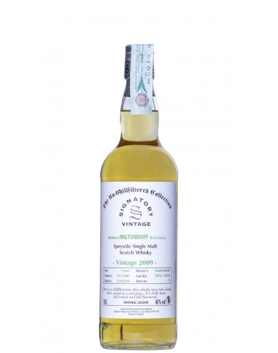 Whisky Miltonduff 2009 9 y.o. Unchillfiltered - in tubo