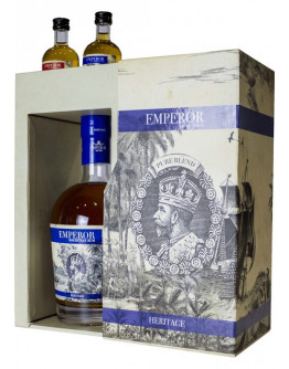 Rum Emperor Heritage Box + 2 Mignons cl 5