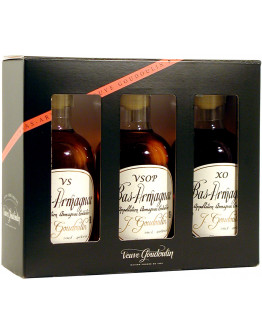 Armagnac Veuve Goudoulin discovery box 3 x 0,20 l