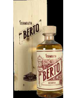 Vermouth Berto Riserva mit Holzkiste