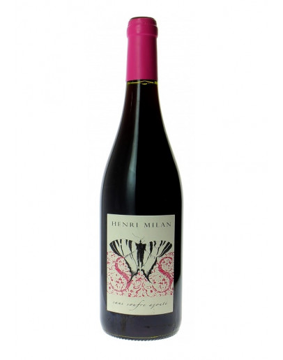 Vin de France Le Papillon Rouge Sans Soufre Ajouté 